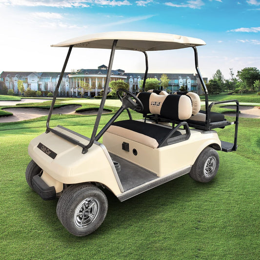 Golf Cart Front and Rear Seat Cover Set for Club Car DS